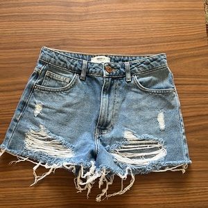 Jean shorts